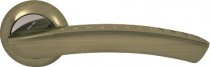 Ручка дверная, модель "Бруно-М", старая бронза/66406