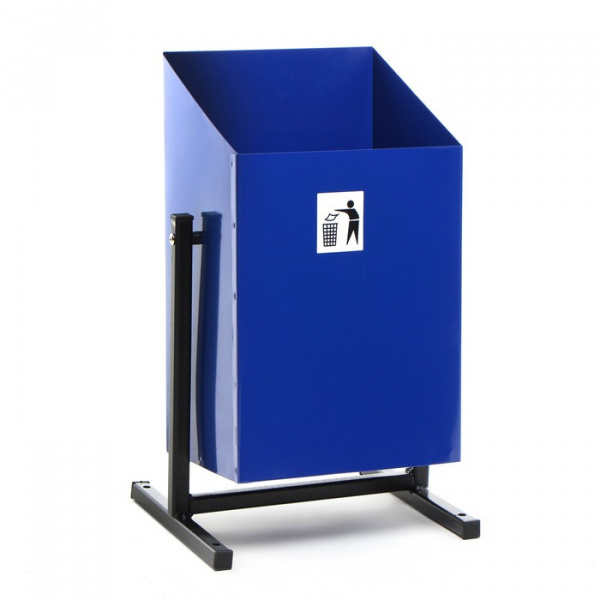 Урна уличная "Уралочка 2" 24 л., синяя /9150135