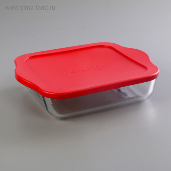 Лоток квадратный с крышкой 220*220мм 2л/3365187