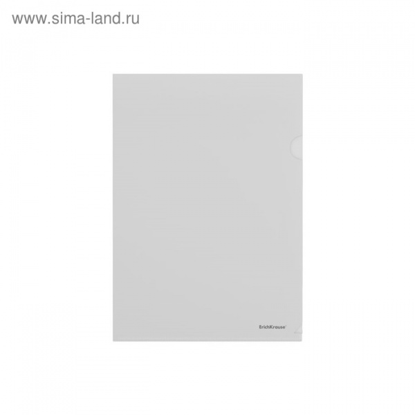 Папка-уголок А4, ErichKrause. Fizzy Clear, прозрачная/4917347