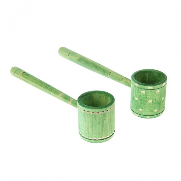 Ковш точёный-фигурный 150мл, еловая зелень 1396474