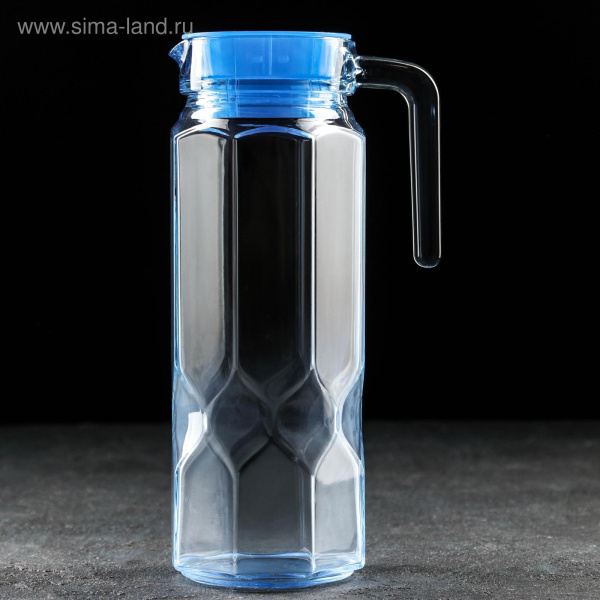 графин Octime Diamond 1.1 голубой 4779464