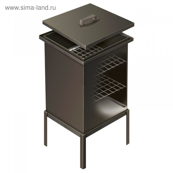 Коптильня стационарная GRIFON Premium 45,4х45,4х56см 650-025/509782