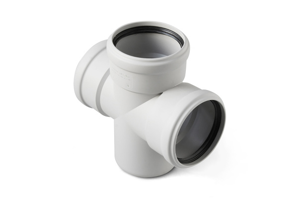 Крестовина одноплоск. Stilte Белая 110x110x110/87,5