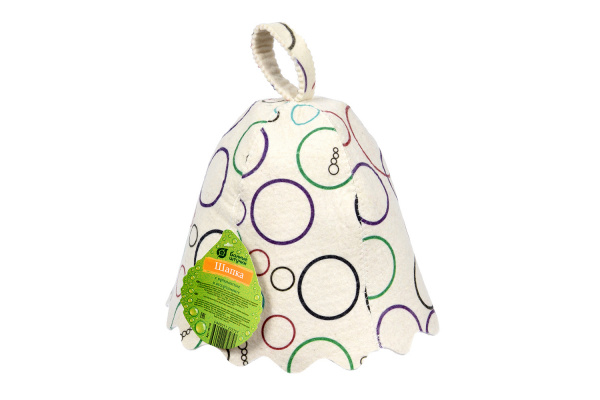 Шапка с орнаментом в ассортименте  "Банные Штучки", войлок/40136