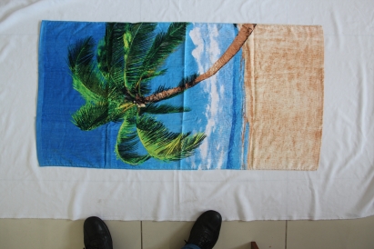 Полотенца пляжное Т-01-2 60х120см 327802