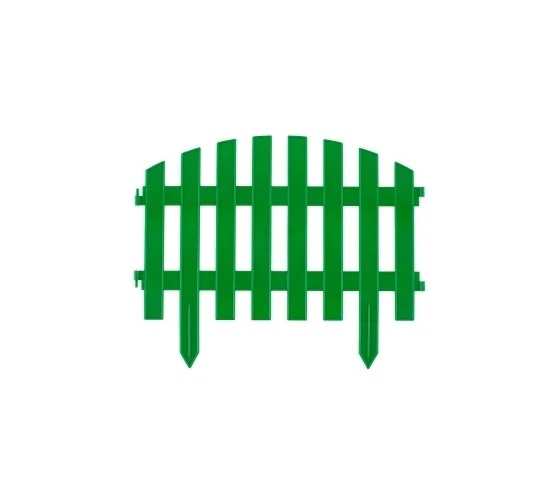 Забор декоративный "Винтаж", 28 х 300 см, зеленый /65012
