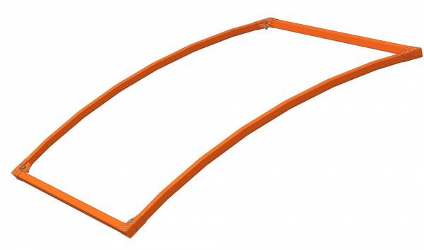 Форточка для теплицы "Целина ТИП 2" размер 88*89 см. фурнитура и крепеж в комплекте