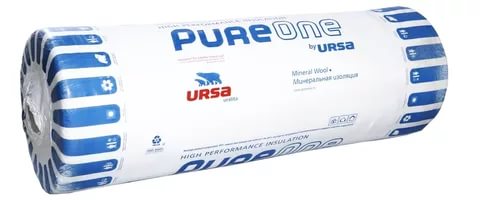 Вата минер. URSA PureOne 34 PN 1250х600х50 9м2 0,45м3