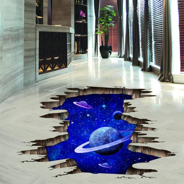 Наклейка 3Д интерьерная Космос 90*60см /6033134