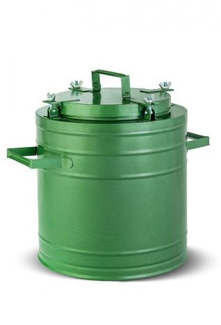 Термос ТГ-12 (12 литров) эмалированный с нержавеющей емкостью и боковыми ручками