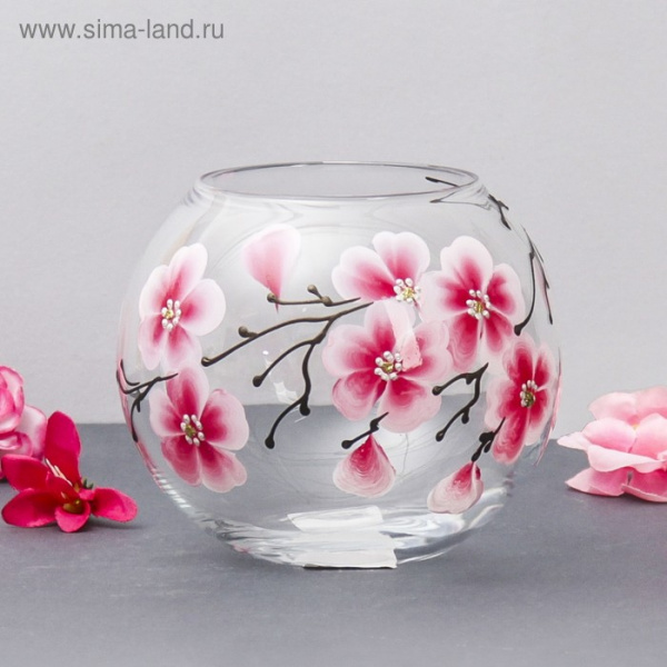 Ваза FLORA "Сакура" 10,3х8см/1184315