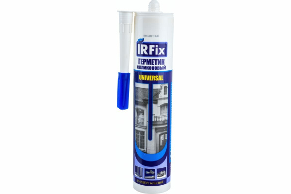 Герметик силиконовый универсальный, Бесцветный IRFIX, 310 ml/20003