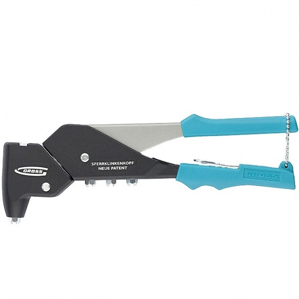 Заклепочник литой, заклепки 2,4-4,8 мм, GROSS/40405