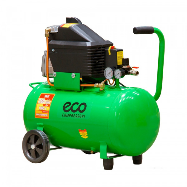 Компрессор ECO AE-501-3 (260 л/мин, 8 атм, коаксиальный, масляный, ресив. 50 л, 220 В, 1.80 кВт)
