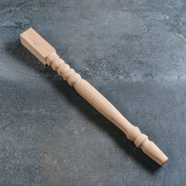 Ножка-балясина из массива бука, нелакированная, натуральный цвет, 73 см, сорт AB/2682045