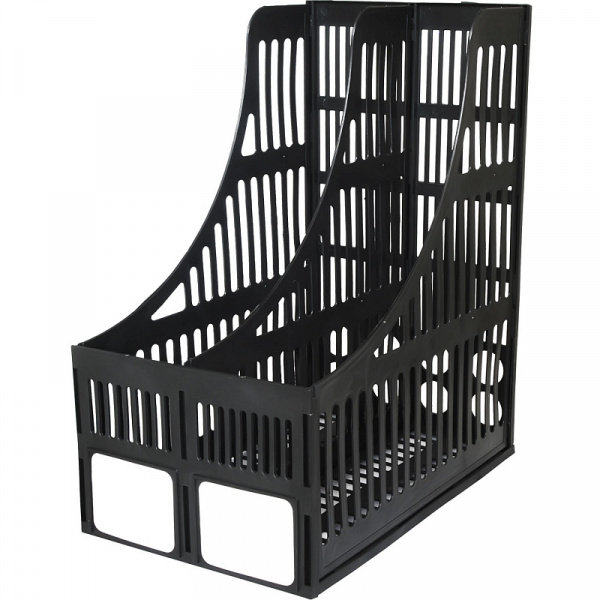 Лоток для бумаги вертикальный 2 секции, черный (SPONSOR) ST852BK