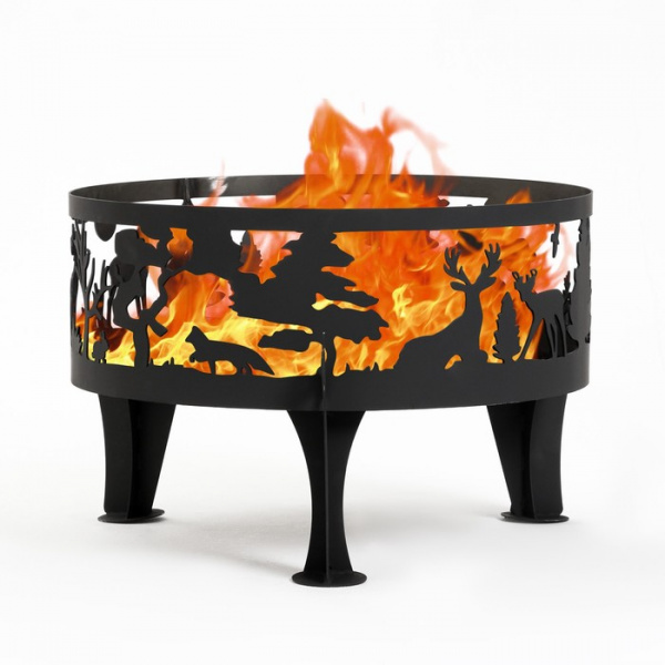 Чаша костровая "Лес", металл 3 мм, 70 х 70 х 45 см /9499536