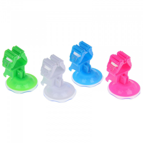 Держатель для инвентаря настенный на присоске, цвета МИКС 799911