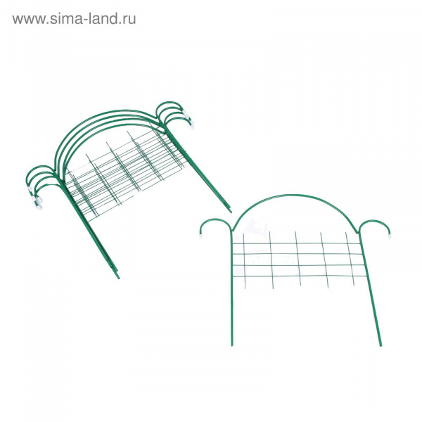 Забор декоротивный мет."Сетка" 5 секций 5019266