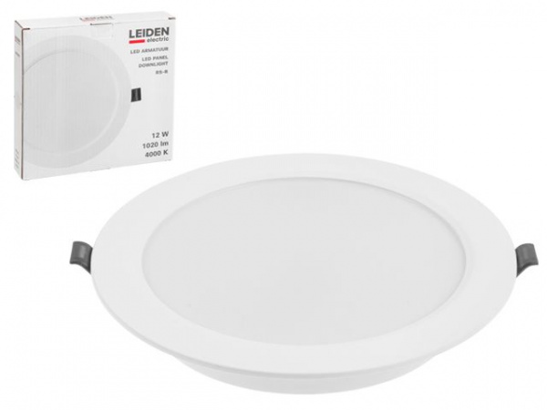 Светильник светодиодный встраиваемый RS-R 12 Вт 4000К, IP44 LEIDEN ELECTRIC (807003)