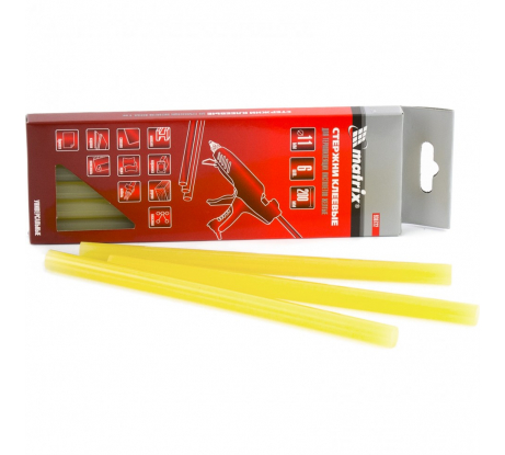 Термоклей, 11мм, L-200мм желтый (6шт)/930722