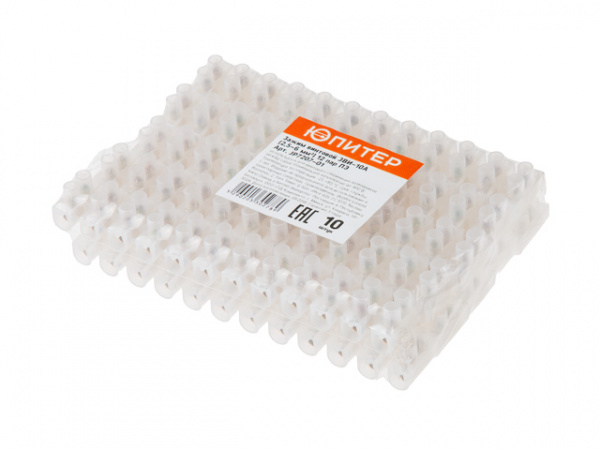 Зажим винтовой ЗВИ-10А (2,5-6 мм2) 12 пар ПЭ/JP7207-01