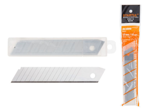 Лезвия сменные многосегментные 18мм 10шт STARTUL MASTER (ST0941-18) 