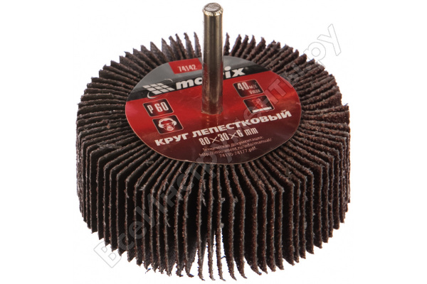 Круг лепестковый для дрели Р60 80х30х6мм 74142