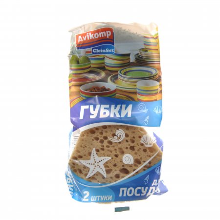 Губки для посуды фигурная Коралл Clein Set шестигранник 2шт.*1/20 (5095) 5095