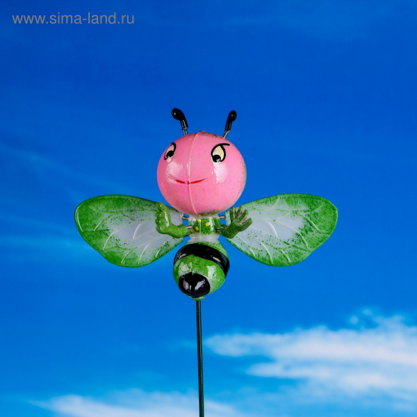 Декор "Пчелка" штекер 40см МИКС 1206544