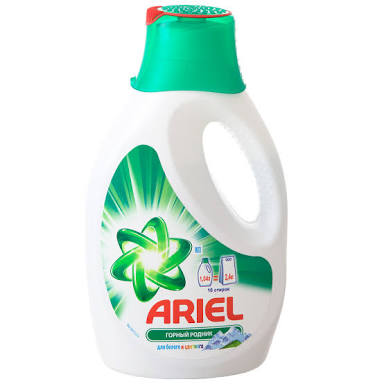 Средство для стирки АРИЕЛЬ гель 15*28,8г LIQUID 3в1 Горный родник