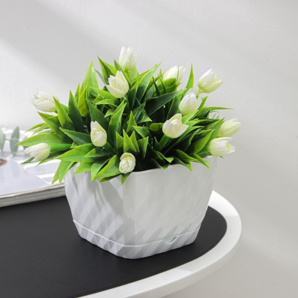 Горшок «Классика», 1 л, цвет белый/4422013