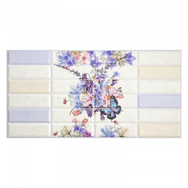 Панель ПВХ Плитка Космея 480*955*0,3мм /3902452