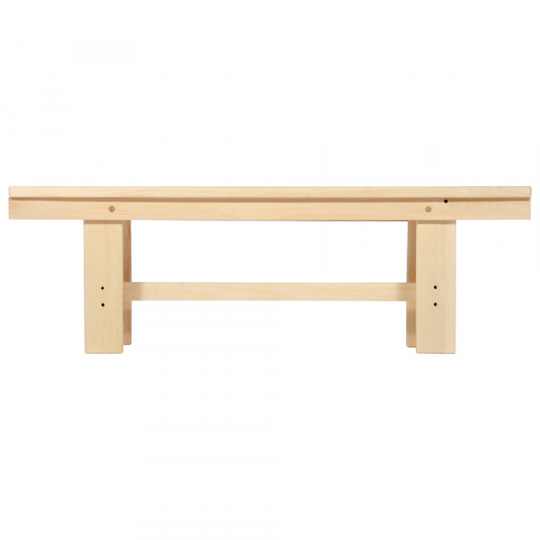 Лавочка разборная 120х33х43 см для бани и сауны (липа)/34002