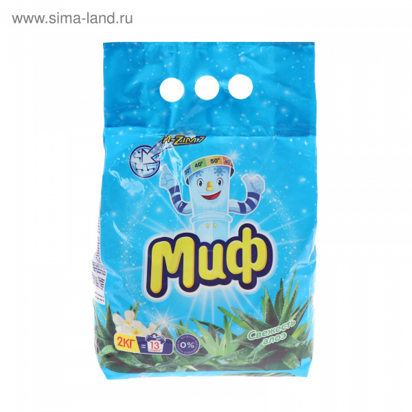 Стиральный порошок МИФ автомат 2кг. Свежесть Алоэ