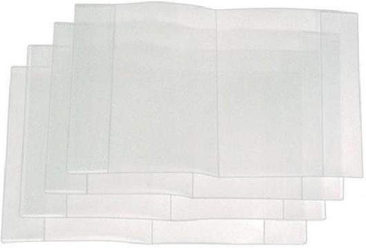 Обложка для учебников универсальная прозр., ПВХ 120мкм, 455*235  - 510002