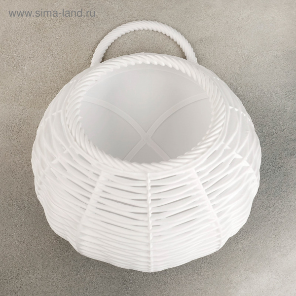 Кашпо настенное «Плетёнка», 900 мл, цвет МИКС /4711300