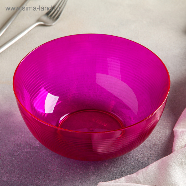 Салатник 2л "Фрэш" гранат 869012