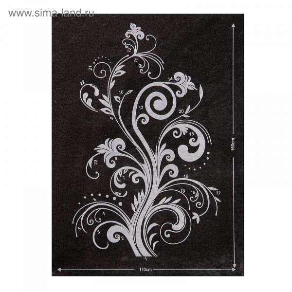 Наклейка "Ажурная ветка" 849145