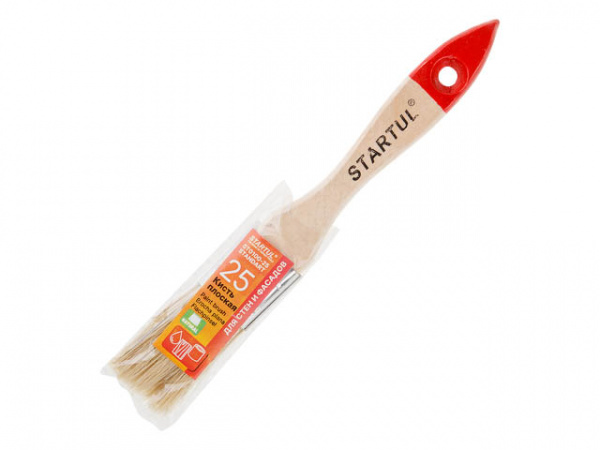Кисть плоская 1"-25мм STARTUL STANDART+ (покраска стен и фасадов)ST0100-25
