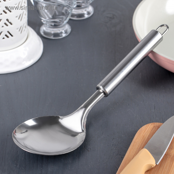 Ложка гарнирная "Металлик"25см /3839965