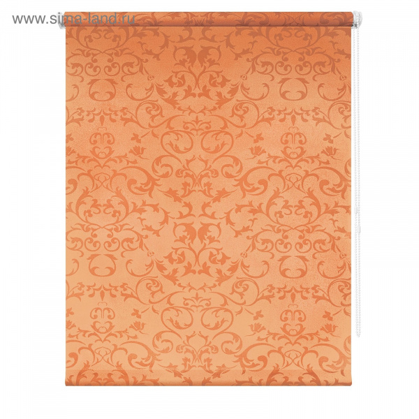 Рулонная штора Дельфы коралл 100х175  8367