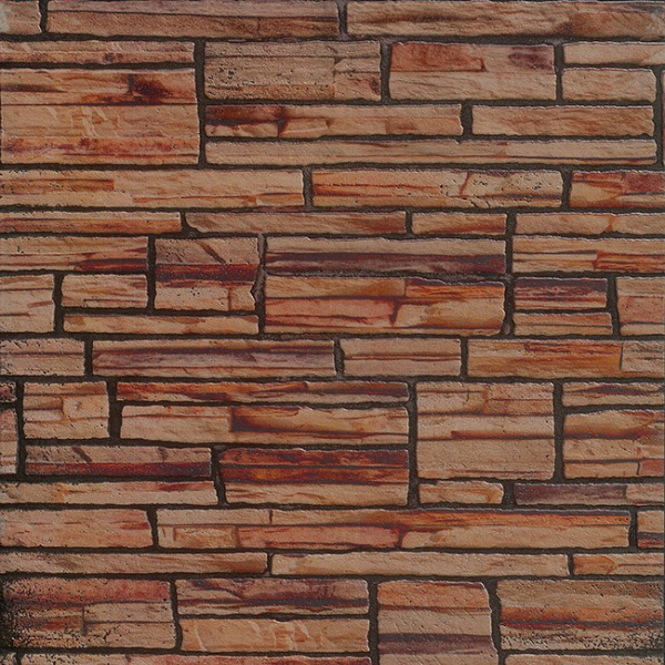 Панель МДФ с тиснением 930х2200х6 мм Коричневый сланец 05