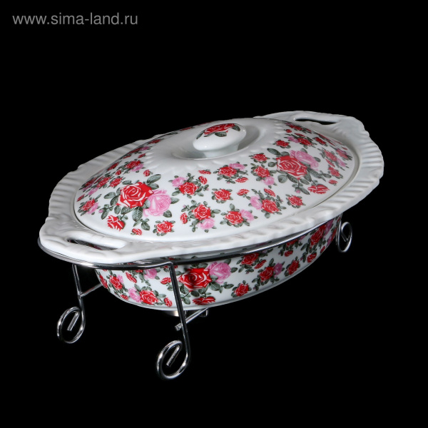 Мармит с крышкой, 40,5×26×17 см/3551149