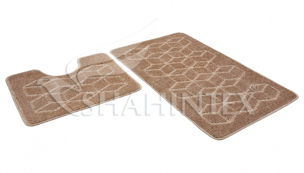 НАБОР КОВРИКОВ Д/В SHAHINTEX РР 60*100+60*50 002 ПЕРЛАМУТР 51/810758