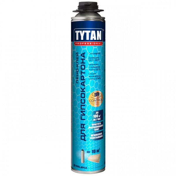 Пено-клей для ГКЛ Tytan Professional 840мл. /71361