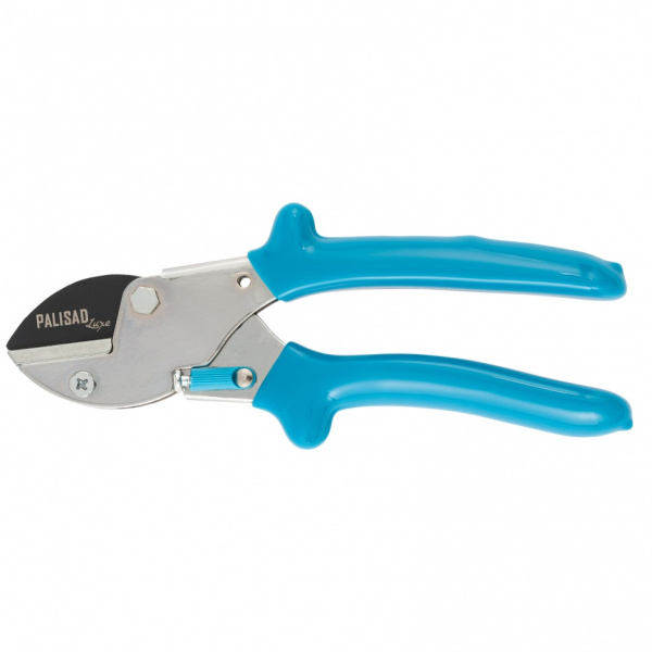 Секатор с наковальней, 170 мм, усиленный, рукоятки в ПВХ-оболочке, Luxe, Palisad/605235