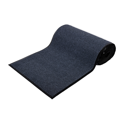 Коврик влаговпитывающий, ребристый 90см, серый *15 22111