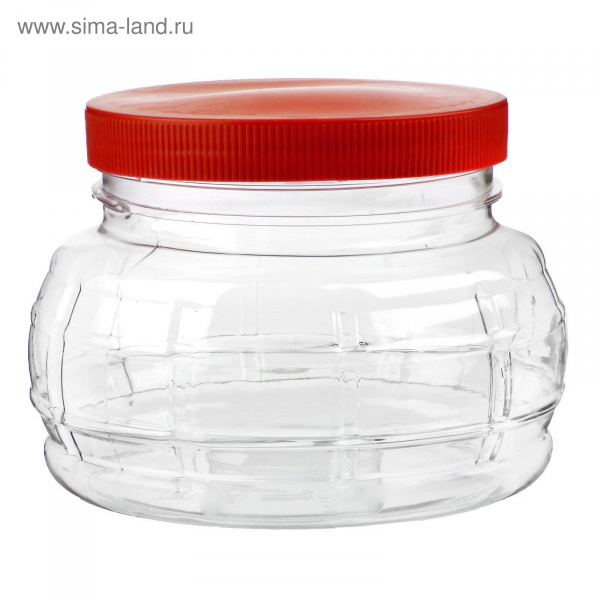 Банка 1л "Бочонок"  589856